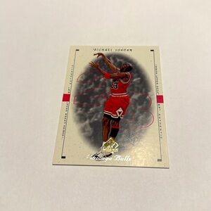 Michael Jordan card 9 points ungraded near mint condition